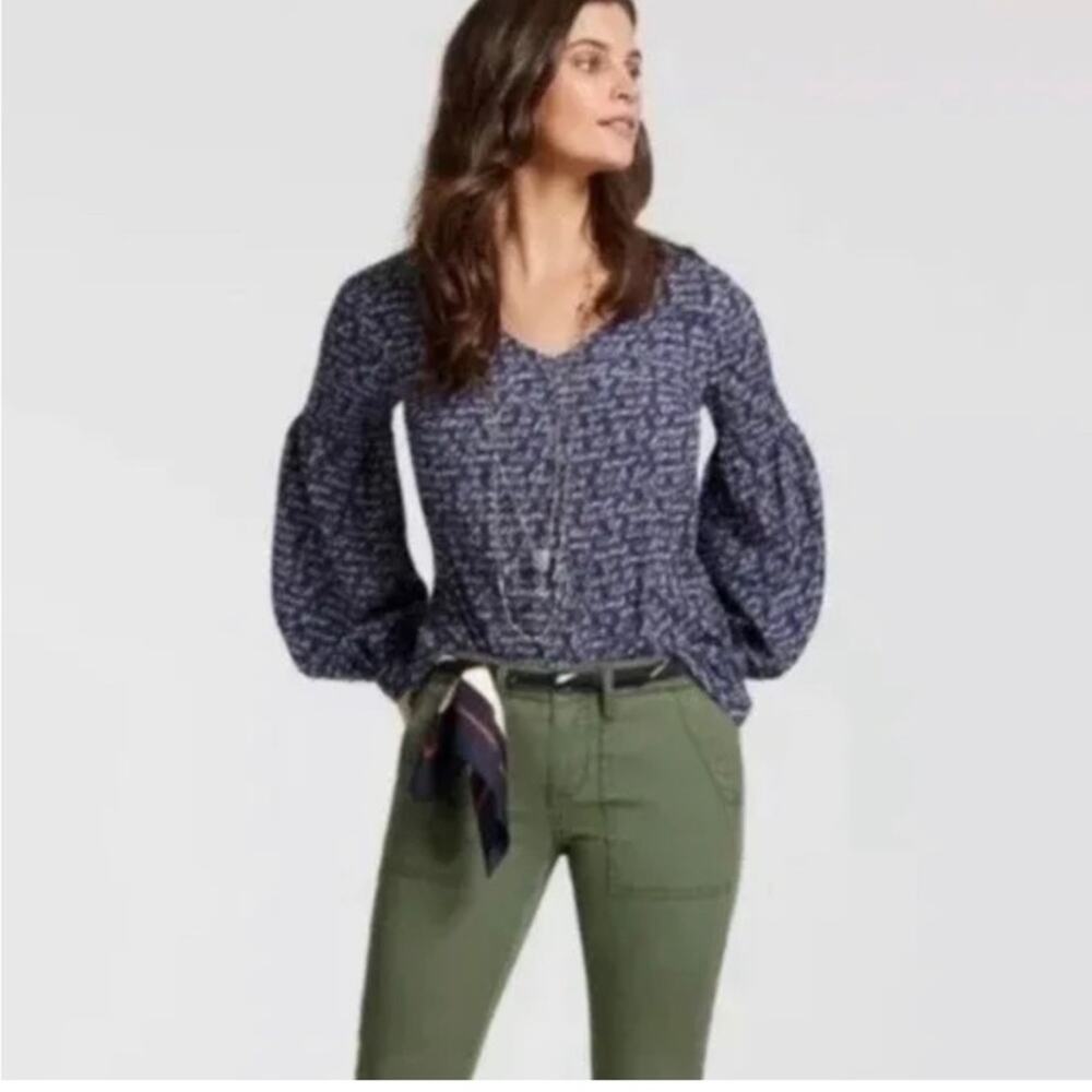 CAbi Te Amo Love Blouse Size Medium